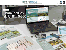 Tablet Screenshot of immotools.ch